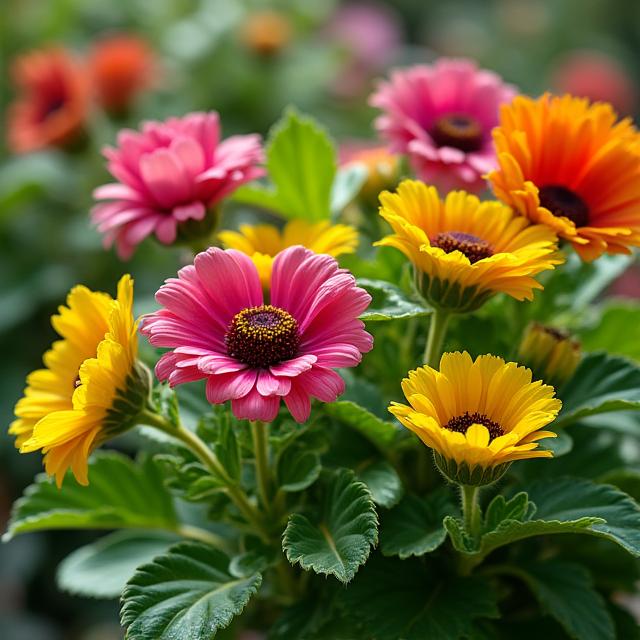 Plantas nativas mexicanas en jardín biodiverso